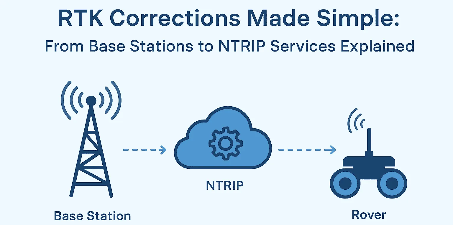 RTK Corrections Made Simple: From Base Stations to NTRIP Services Explained